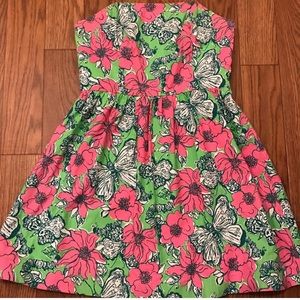 Lilly Pulitzer Strapless dress Size 10